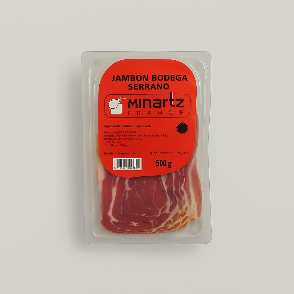 Jambon Serrano tranché 500g
