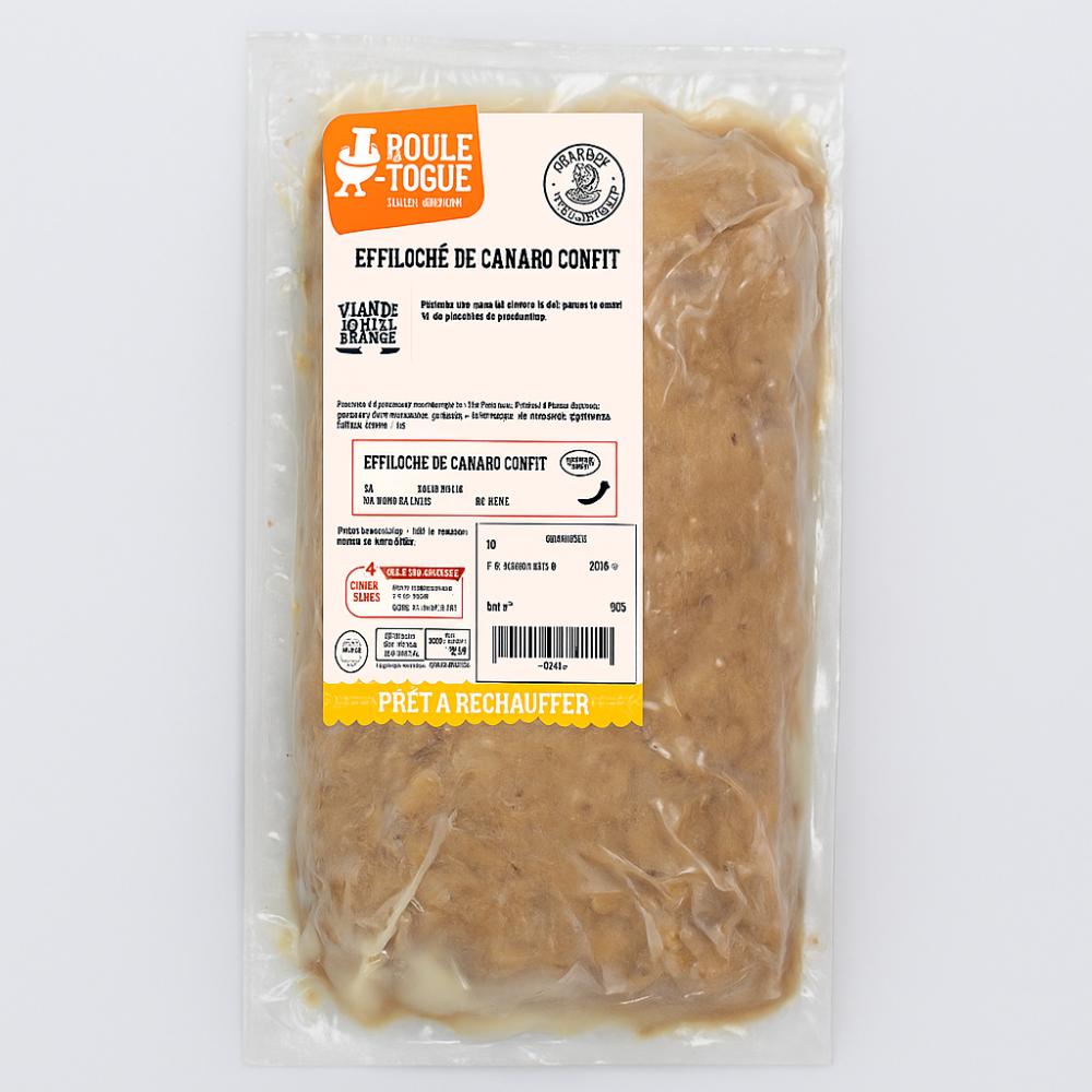 Effiloché de Canard confit 800g