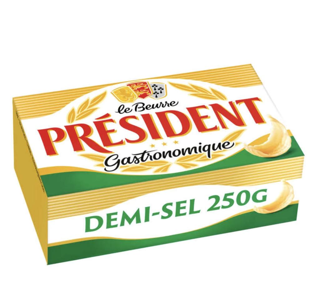 Beurre plaquette Demi-sel