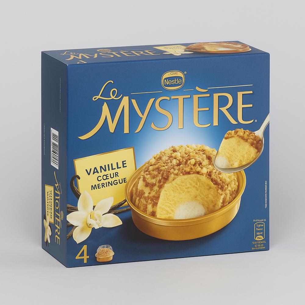 Glace mystère vanille 82g x12