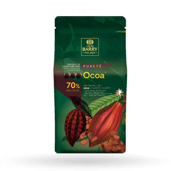 Chocolat Extra Noir Pistoles 70% Ocoa 5kg