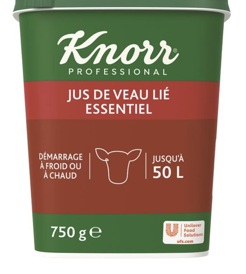 Jus de veau lié 50L 750g Knorr