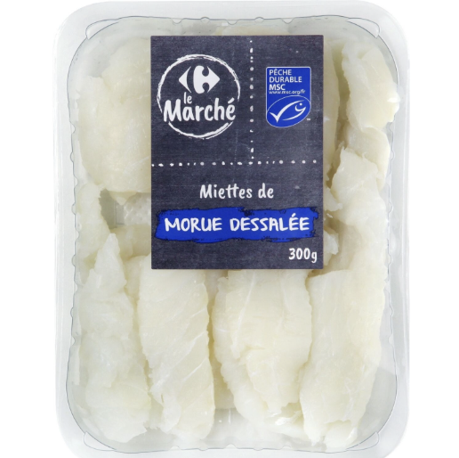 Morues miettes desalées 900gr x6
