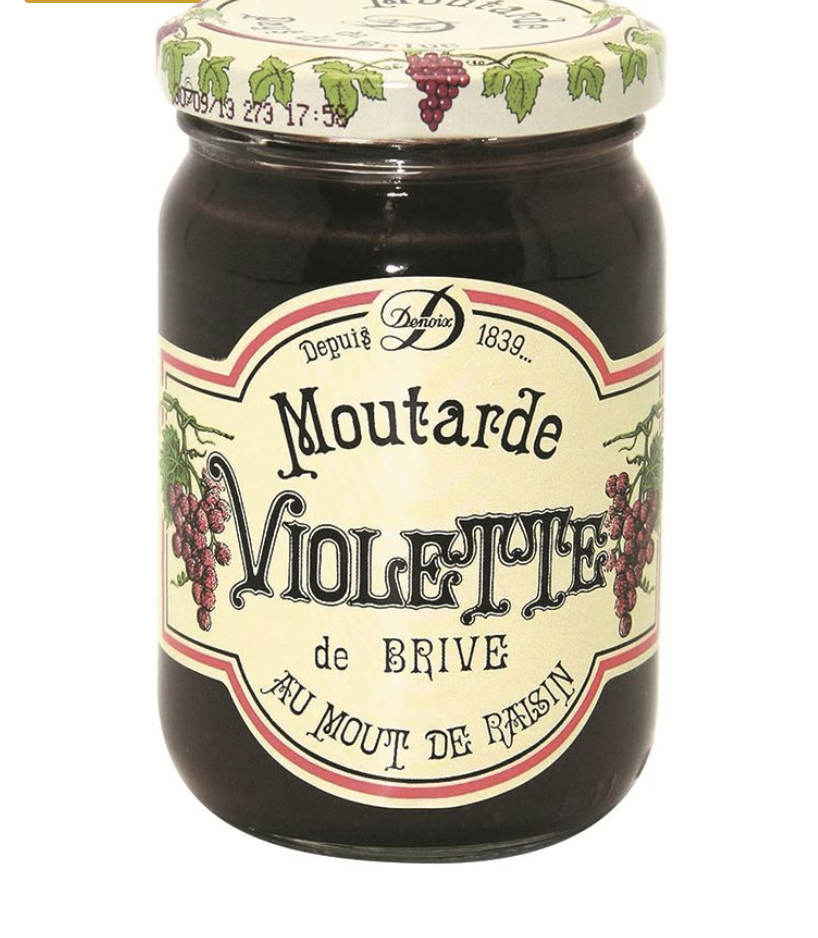 Moutarde violette de Brive - Pot de 200g