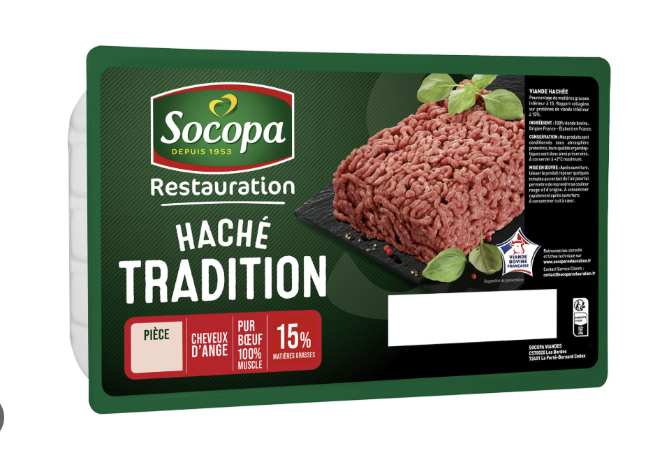Viande haché 15% 700g